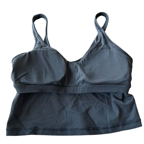 Lululemon Women’s 10 Align Tank Solid Black Fitted Crop Padded Basic Trendy New - Picture 10 of 10